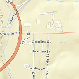 U.S. 63 Thayer MO 65791 Street Map