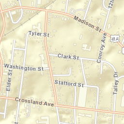 Clarksville, Tennessee Street Map