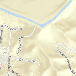 Eastern Hills Tennessee Street Map