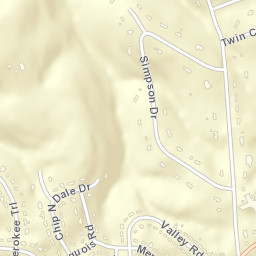 Evergreen Estates Tennessee Street Map