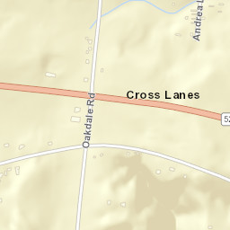 Cross Lanes Tennessee Street Map