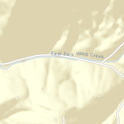 Hoop Creek Tennessee Street Map