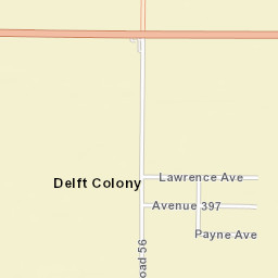Delft Colony California Street Map