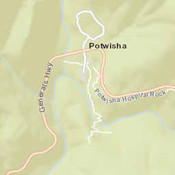 Potwisha California Street Map