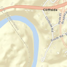 Cliffside Tennessee Street Map