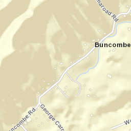 Buncombe Tennessee Street Map