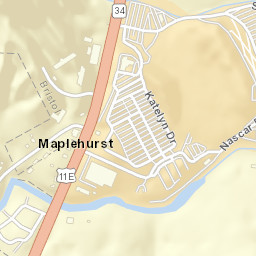 Maplehurst Tennessee Street Map