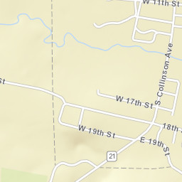 604-698 South Collison Avenue, Cimarron Street Map