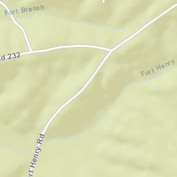 Fort Henry Tennessee Street Map