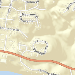 Colonial Court Tennessee Street Map