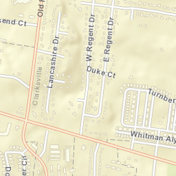 Royalty Acres Tennessee Street Map