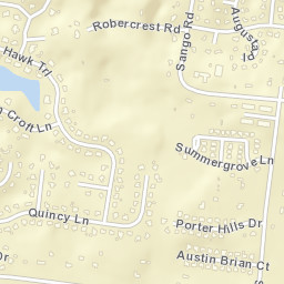 Sango Tennessee Street Map