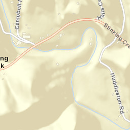 Stinking Creek Tennessee Street Map