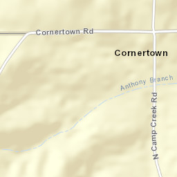 Cornertown Arkansas Street Map