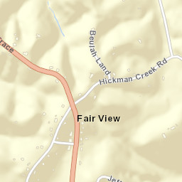 Fair View Tennessee Street Map