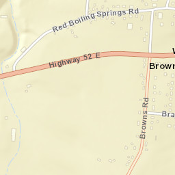 Webbtown Tennessee Street Map