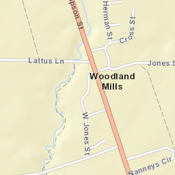 Woodland Mills Tennessee Street Map