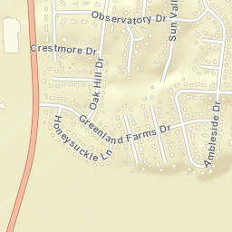 Southern View Tennessee Street Map