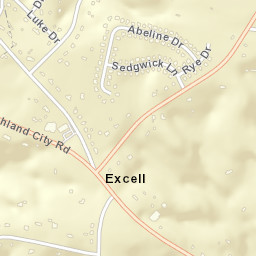 Excell Tennessee Street Map