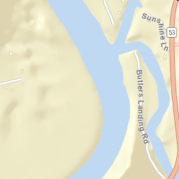 Butlers Landing Tennessee Street Map