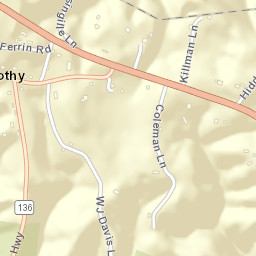 Timothy Tennessee Street Map