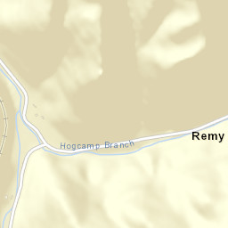 Remy Tennessee Street Map