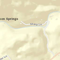 Mason Springs Tennessee Street Map