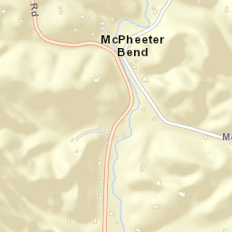 McPheeter Bend Tennessee Street Map