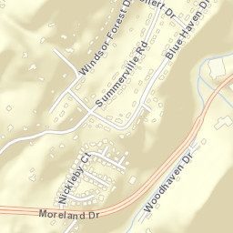 Blue Ridge Estates Tennessee Street Map
