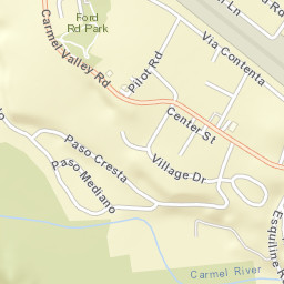 Carmel Valley California Street Map