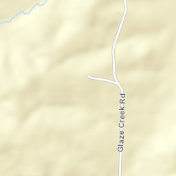 Glaze Creek Arkansas Street Map