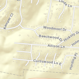 3553-3587 Curtiswood Ln, Springfield, TN Street Map