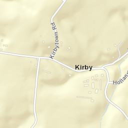 Kirby Tennessee Street Map