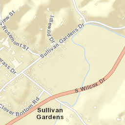 Sullivan Gardens Tennessee Street Map