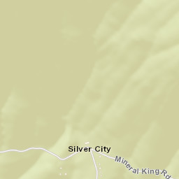 Silver City California Street Map