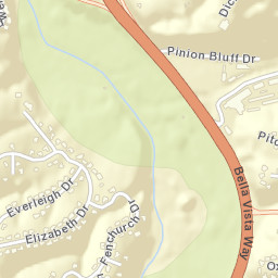 Dug Hill Arkansas Street Map