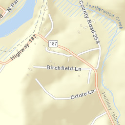 Beaver Arkansas Street Map