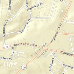 White House Tennessee Street Map