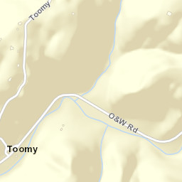 Toomy Tennessee Street Map