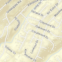 Summer Hills Tennessee Street Map