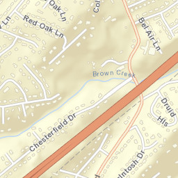 Woodstone Estates Tennessee Street Map