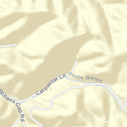 Willen Gap Tennessee Street Map