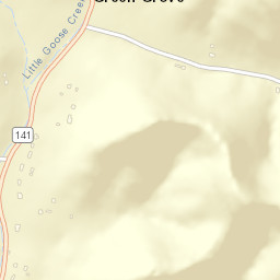 Green Grove Tennessee Street Map