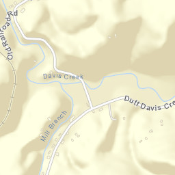 Russell Fork Tennessee Street Map