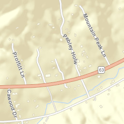 Speedwell Tennessee Street Map