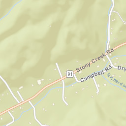 Buladeen Tennessee Street Map