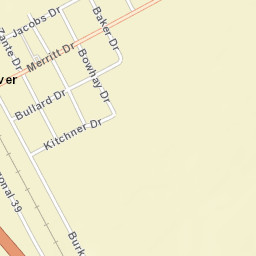Traver California Street Map