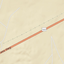 US-160 Shonto Arizona Street Map