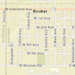 530-534 S Main St, Booker, TX 79005 Street Map