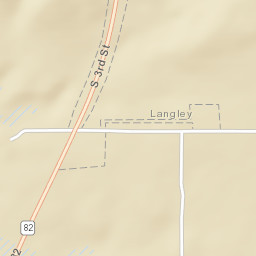 OK-82 Disney OK 74340 USA Street Map